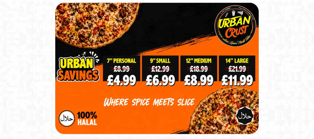 Urban crust pizza