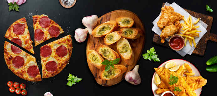 Golden Star Fish & Chips Pizza