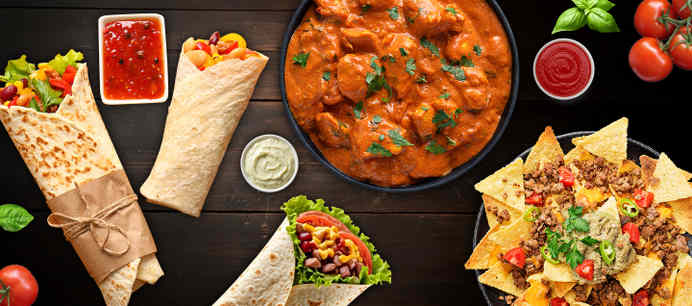 Curries & burritos