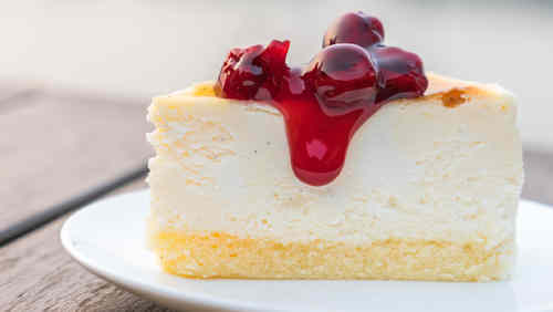 Cheesecake in Papas Pizza