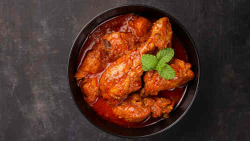 chicken tikka curry in Shapla White
