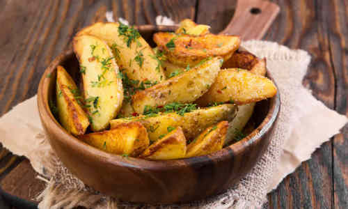 Potato Wedgesm in Mamos Pizza