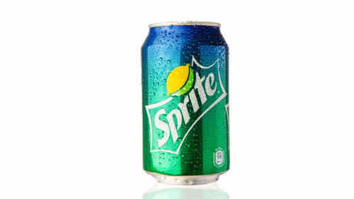 Sprite Can in Professors Pizza