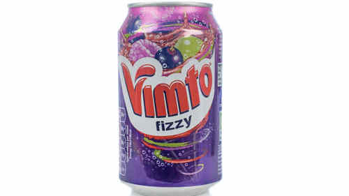 Vimto Can in Pizza Palos