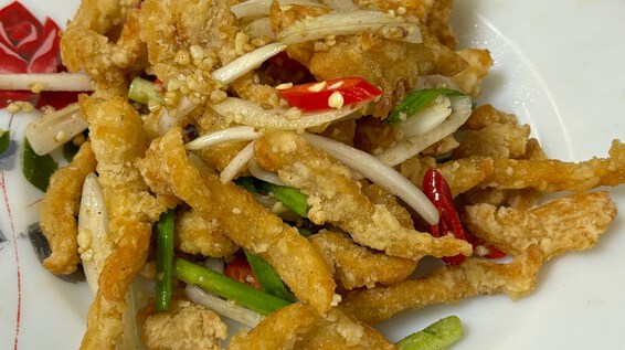 Crispy Chilli Chicken Chinese Smoked Shredded Chicken Recipe Salt