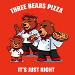 Three Bears Pizza - menu