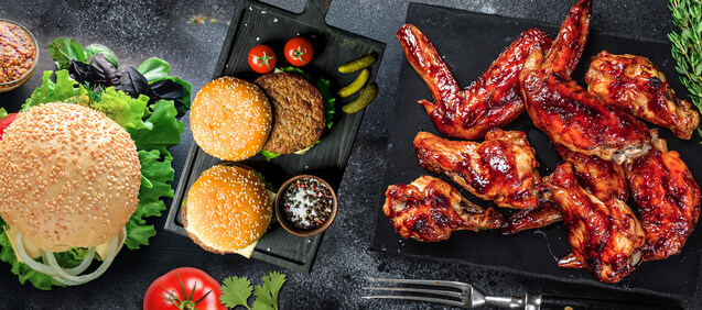 American snax burgers and shakes