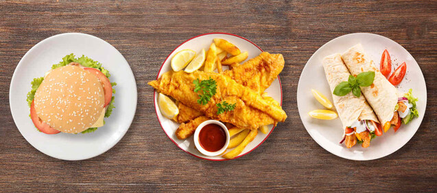 Beachside fish and chips