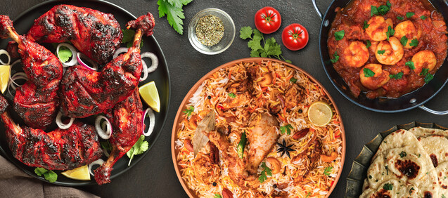 Indian grill halal foods