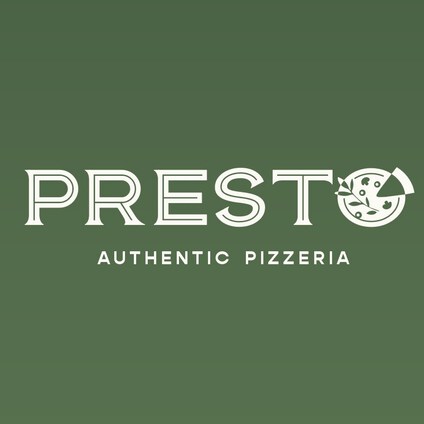 Presto pizza - menu